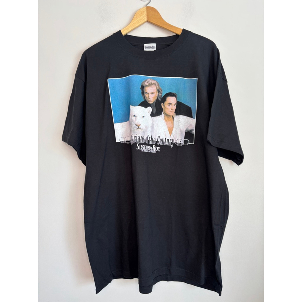 Vintage Siegfried and Roy Mirage Las Vegas Graphic Tee XL
